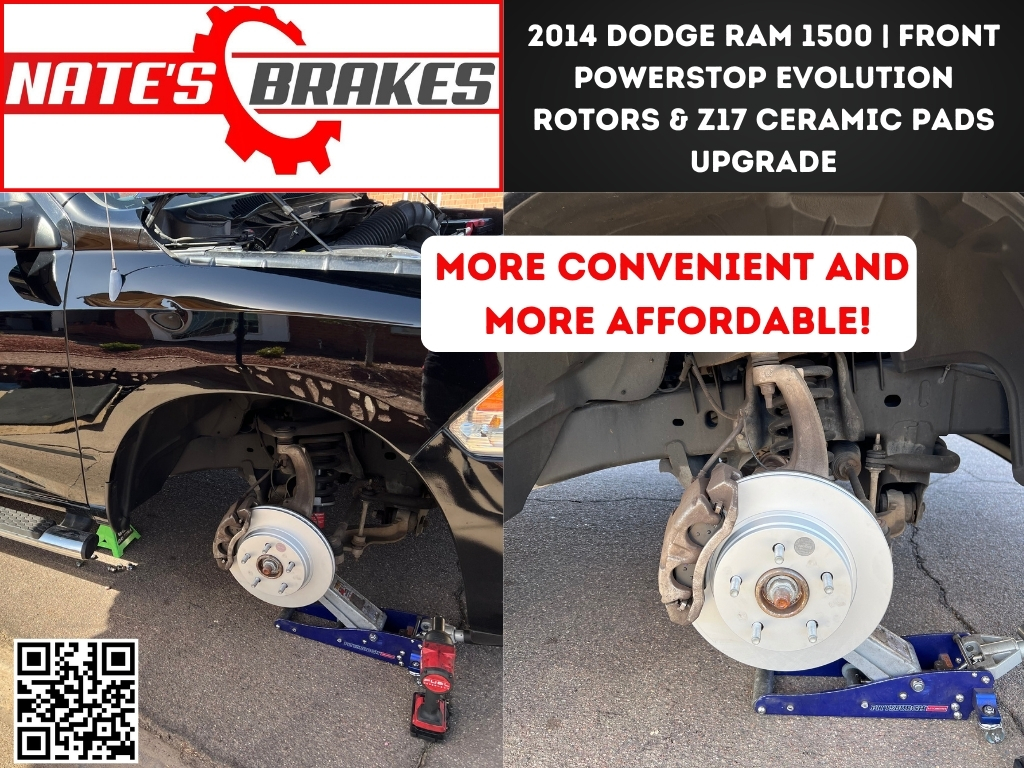 Installed PowerStop Evolution Rotors and Z17 Ceramic Brake Pads for improved braking performance. Completed in Scottsdale, AZ.
